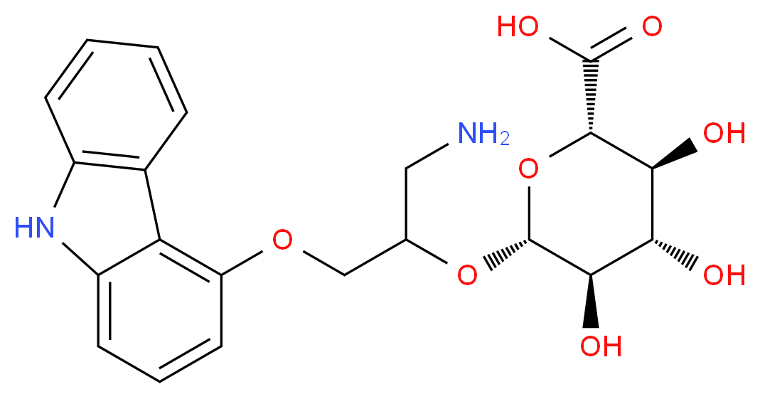 4-[1'-(3'-Amino-1',2'-propanediol)]carbazole 2'-O-β-D-Glucuronide_分子结构_CAS_)