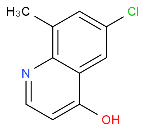 6-CHLORO-4-HYDROXY-8-METHYLQUINOLINE_分子结构_CAS_203626-38-4)