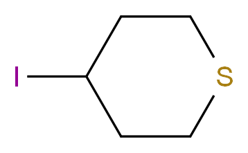 4-iodotetrahydrothiopyran_分子结构_CAS_281204-90-8)