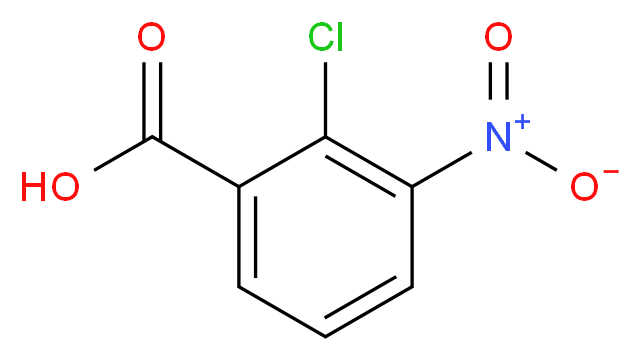 2-氯-3-硝基苯甲酸_分子结构_CAS_3970-35-2)