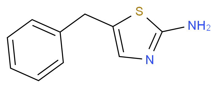 5-benzyl-1,3-thiazol-2-amine_分子结构_CAS_)