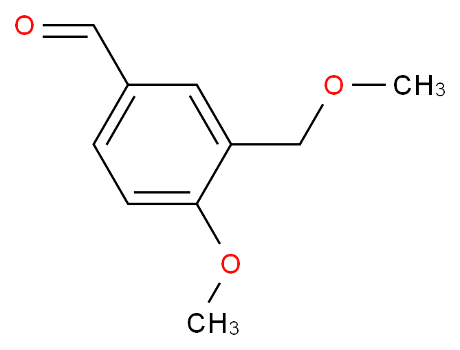 4-methoxy-3-(methoxymethyl)benzaldehyde_分子结构_CAS_76646-41-8