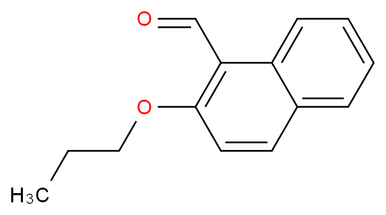 2-propoxynaphthalene-1-carbaldehyde_分子结构_CAS_885-26-7