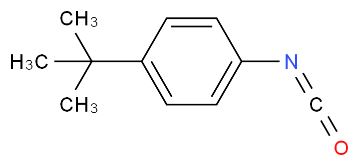 4-(tert-butyl)phenyl isocyanate_分子结构_CAS_1943-67-5)