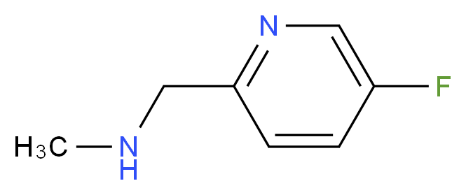 [(5-fluoropyridin-2-yl)methyl](methyl)amine_分子结构_CAS_1060802-37-0