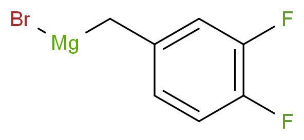 bromo[(3,4-difluorophenyl)methyl]magnesium_分子结构_CAS_738580-43-3