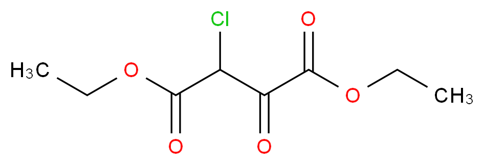 1,4-diethyl 2-chloro-3-oxobutanedioate_分子结构_CAS_34034-87-2