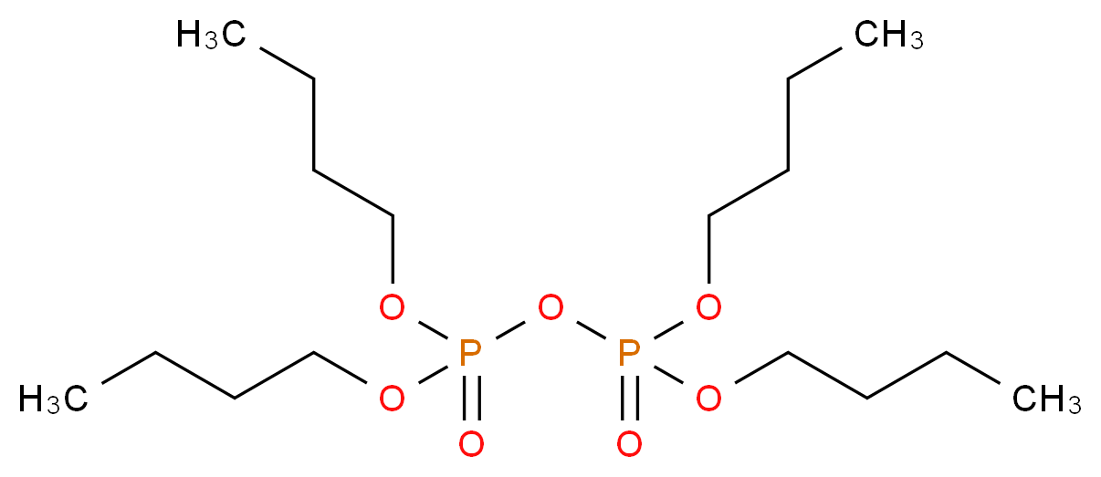 dibutyl [(dibutoxyphosphoryl)oxy]phosphonate_分子结构_CAS_1474-75-5