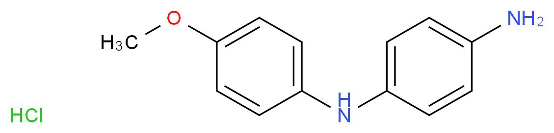 4-AMINO-4'-METHOXYDIPHENYLAMINE HYDROCHLORIDE_分子结构_CAS_3566-44-7)