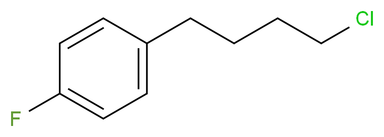 1-(4-chlorobutyl)-4-fluorobenzene_分子结构_CAS_54540-58-8