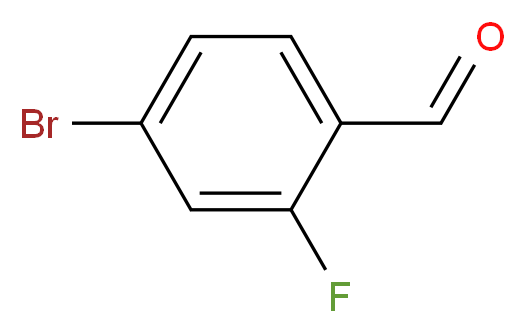 4-溴-2-氟苯甲醛_分子结构_CAS_57848-46-1)