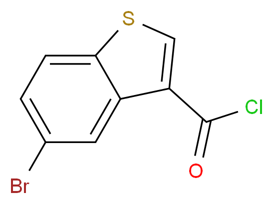 5-bromo-1-benzothiophene-3-carbonyl chloride_分子结构_CAS_850374-99-1