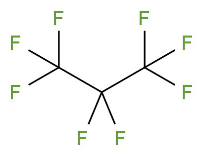 Perfluoropropane (PFC-218) 99.9%_分子结构_CAS_76-19-7)