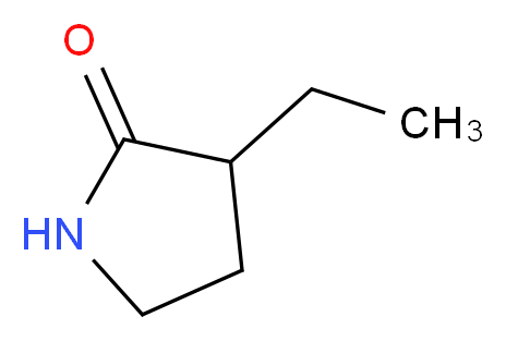 3-ethyl-2-pyrrolidinone_分子结构_CAS_930-92-7)