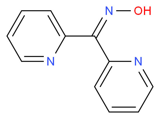 N-[bis(pyridin-2-yl)methylidene]hydroxylamine_分子结构_CAS_1562-95-4