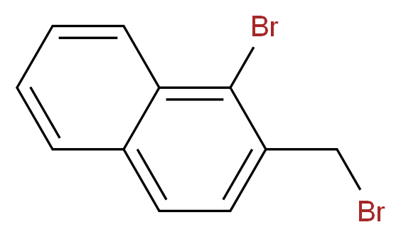 1-溴-2-(溴甲基)萘_分子结构_CAS_37763-43-2)