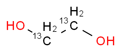 (1,2-<sup>1</sup><sup>3</sup>C<sub>2</sub>)ethane-1,2-diol_分子结构_CAS_104700-12-1