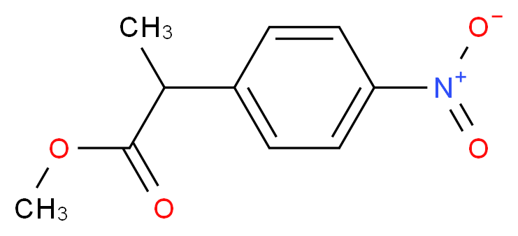 Methyl 2-(4-nitrophenyl)propanoate_分子结构_CAS_50415-69-5)