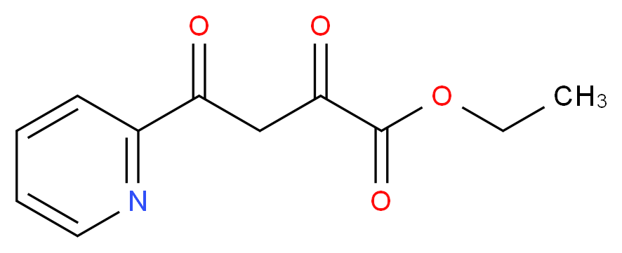 ethyl 2,4-dioxo-4-(pyridin-2-yl)butanoate_分子结构_CAS_92288-93-2