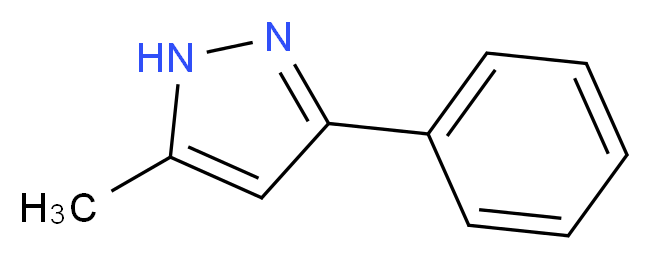 3-甲基-5-苯基-1H-吡唑_分子结构_CAS_3347-62-4)