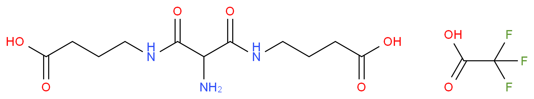 Aminomalonic Acid Bis(4-aminobutyric Acid)amide Trifluoroacetic Acid Salt_分子结构_CAS_1216563-33-5)