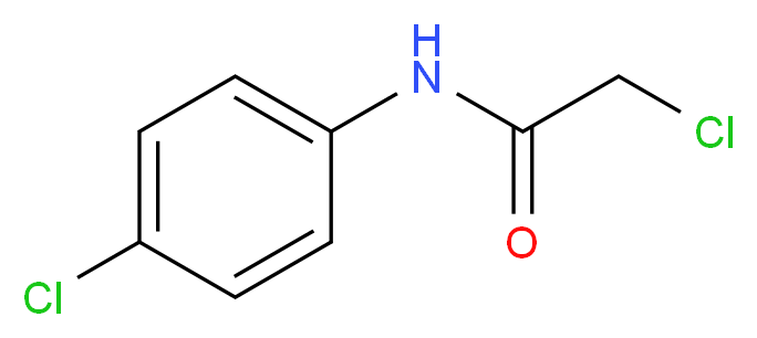 N1-(4-chlorophenyl)-2-chloroacetamide_分子结构_CAS_3289-75-6)