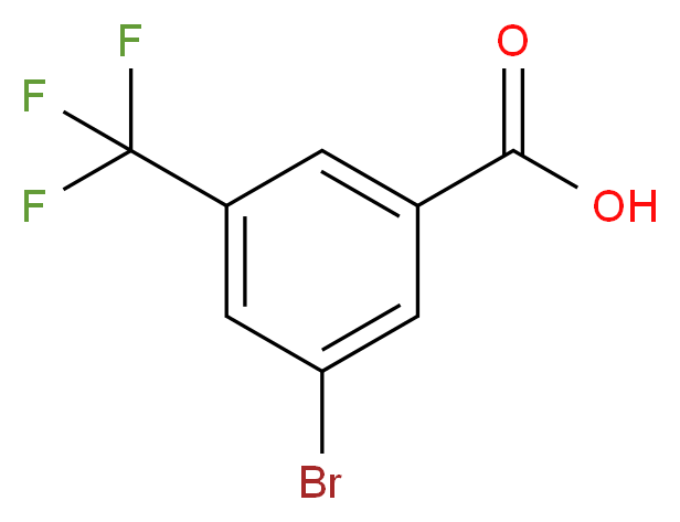 3-Bromo-5-(trifluoromethyl)benzoic acid_分子结构_CAS_)