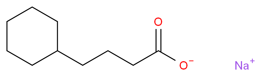 环己烷丁酸钠, AAS, Certified Na Content_分子结构_CAS_61886-29-1)