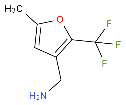 [5-methyl-2-(trifluoromethyl)-3-furyl]methylamine_分子结构_CAS_306935-05-7)