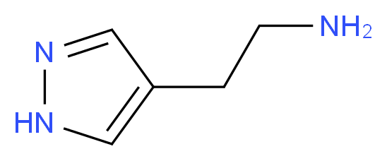 2-(1H-pyrazol-4-yl)ethanamine_分子结构_CAS_42150-24-3)