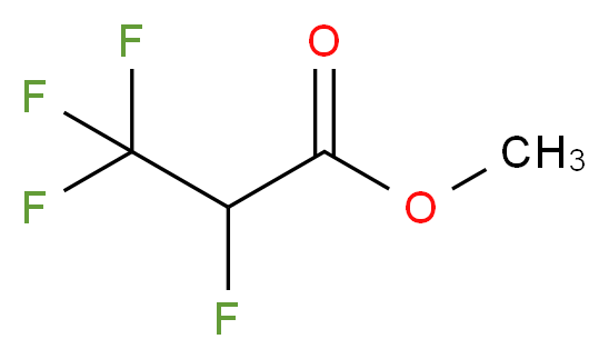 methyl 2,3,3,3-tetrafluoropropanoate_分子结构_CAS_382-93-4