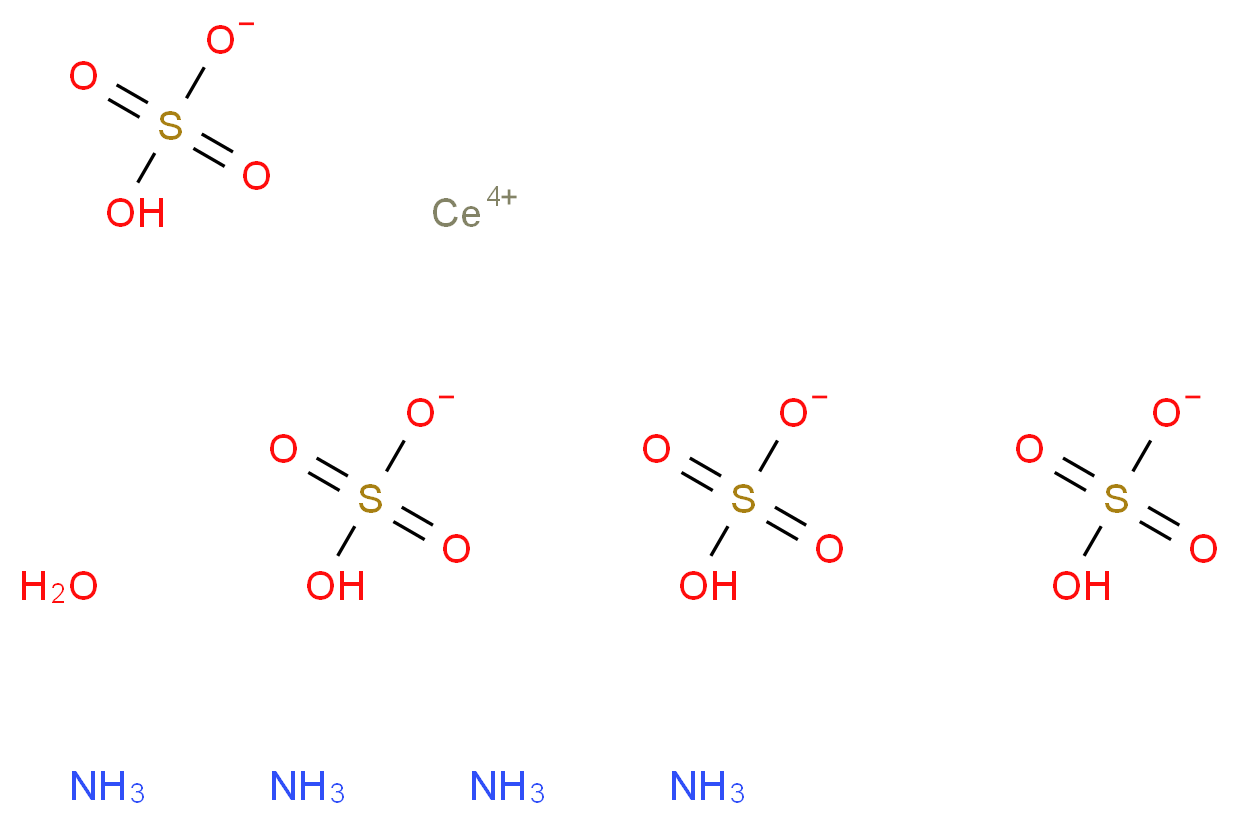 CAS_7637-03-8(anhydrous) 分子结构