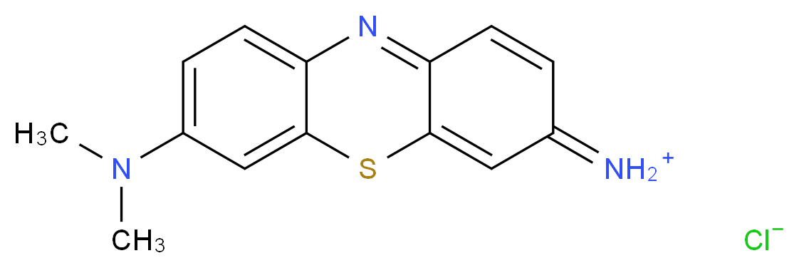7-(dimethylamino)-3H-phenothiazin-3-iminium chloride_分子结构_CAS_51811-82-6