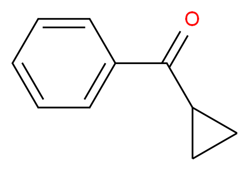 cyclopropyl(phenyl)methanone_分子结构_CAS_3481-02-5