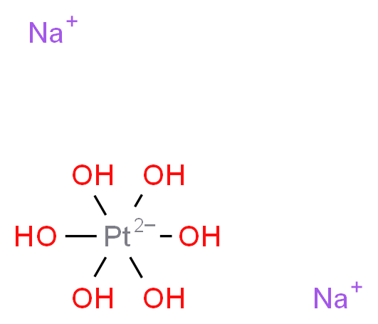 disodium hexahydroxyplatinumdiuide_分子结构_CAS_12325-31-4