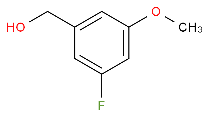 (3-fluoro-5-methoxyphenyl)methanol_分子结构_CAS_914637-27-7