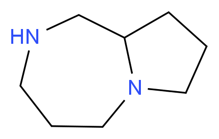 Octahydro-1H-pyrrolo[1,2-a][1,4]diazepine_分子结构_CAS_109324-83-6)