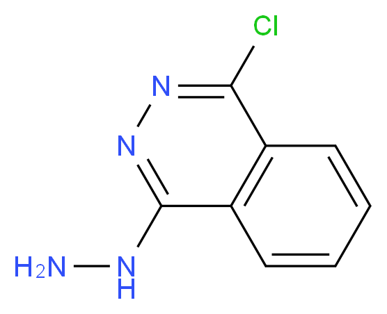 1-chloro-4-hydrazinylphthalazine_分子结构_CAS_51935-42-3