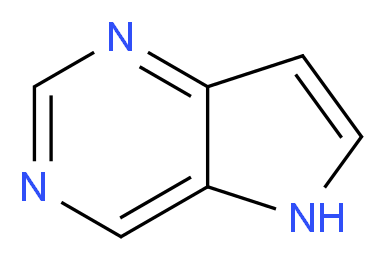 5H-Pyrrolo[3,2-d]pyrimidine_分子结构_CAS_272-50-4)