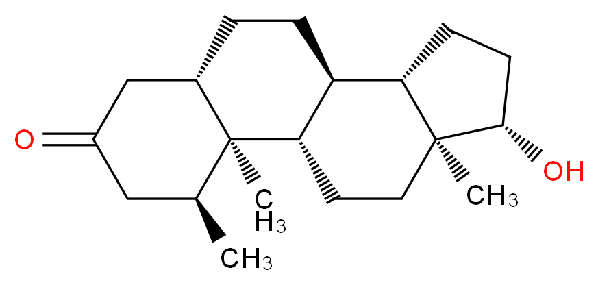 (1S,2S,3S,7S,10R,11S,14S,15S)-14-hydroxy-2,3,15-trimethyltetracyclo[8.7.0.0<sup>2</sup>,<sup>7</sup>.0<sup>1</sup><sup>1</sup>,<sup>1</sup><sup>5</sup>]heptadecan-5-one_分子结构_CAS_1424-00-6