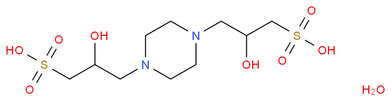 POPSO 水合物_分子结构_CAS_68189-43-5(anhydrous))