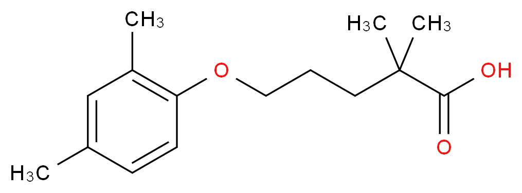 iso-Gemfibrozil (Gemfibrozil Impurity)_分子结构_CAS_86837-66-3)