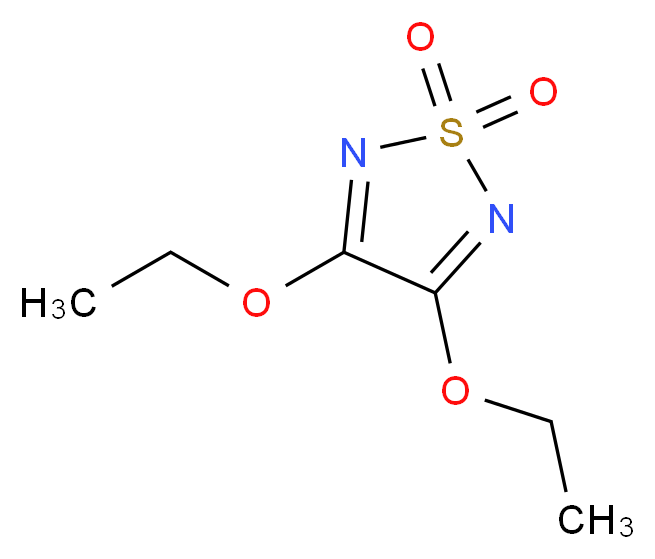 diethoxy-1$l^{6},2,5-thiadiazole-1,1-dione_分子结构_CAS_55904-84-2