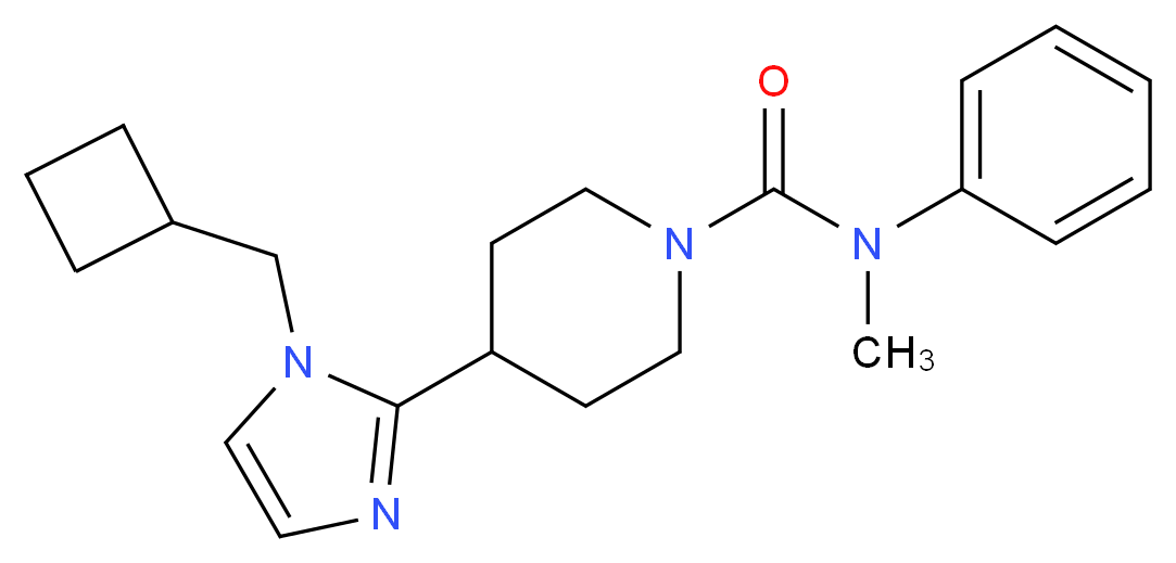 4-[1-(cyclobutylmethyl)-1H-imidazol-2-yl]-N-methyl-N-phenyl-1-piperidinecarboxamide_分子结构_CAS_)