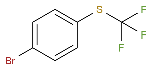 4-Bromophenyl trifluoromethyl sulphide 97%_分子结构_CAS_333-47-1)