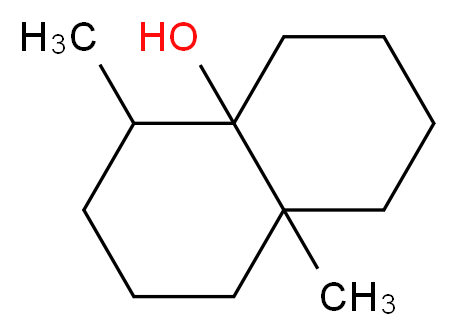 4,8a-dimethyl-decahydronaphthalen-4a-ol_分子结构_CAS_16423-19-1