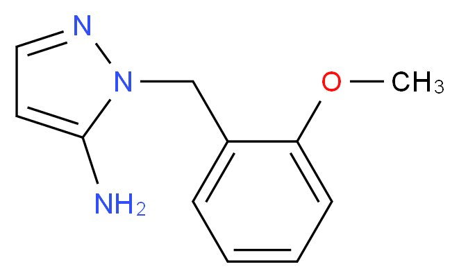 1-(2-methoxybenzyl)-1H-pyrazol-5-amine_分子结构_CAS_3528-46-9)