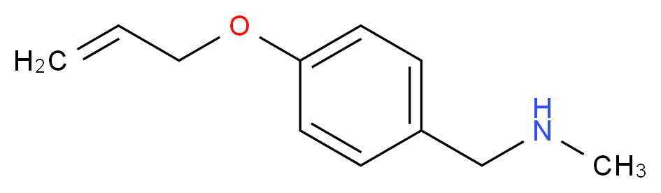 N-[4-(allyloxy)benzyl]-N-methylamine_分子结构_CAS_91245-89-5)
