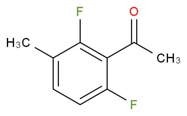 2',6'-Difluoro-3'-methylacetophenone_分子结构_CAS_261763-31-9)