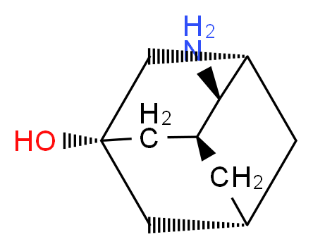 (1R,3S,4S,5S,7S)-rel-4-Aminoadamantan-1-ol_分子结构_CAS_62058-03-1)